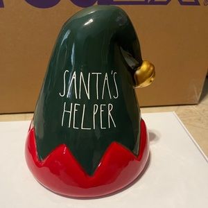 Rae Dunn ceramic Santa’s helper hat